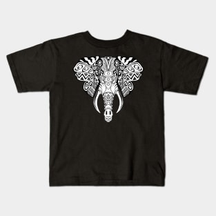 Mosaic Elephant: Vintage Kids T-Shirt